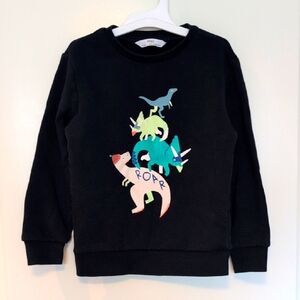 Marks & Spencer Kids Dinosaur Graphic Sweatshirt - Navy 3-4T